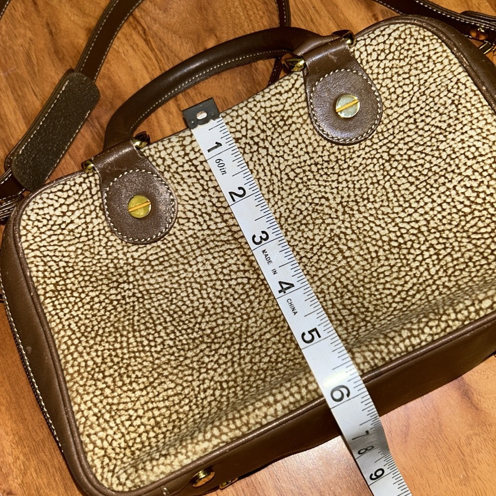 Borbonese Redwall Quail Pattern 2 Way Mini Should… - image 5